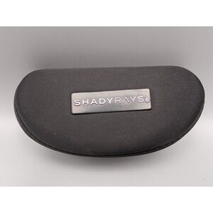 Shady Rays Black Fabric Semi-Hard Shell Rigid Sunglasses Case Only‎